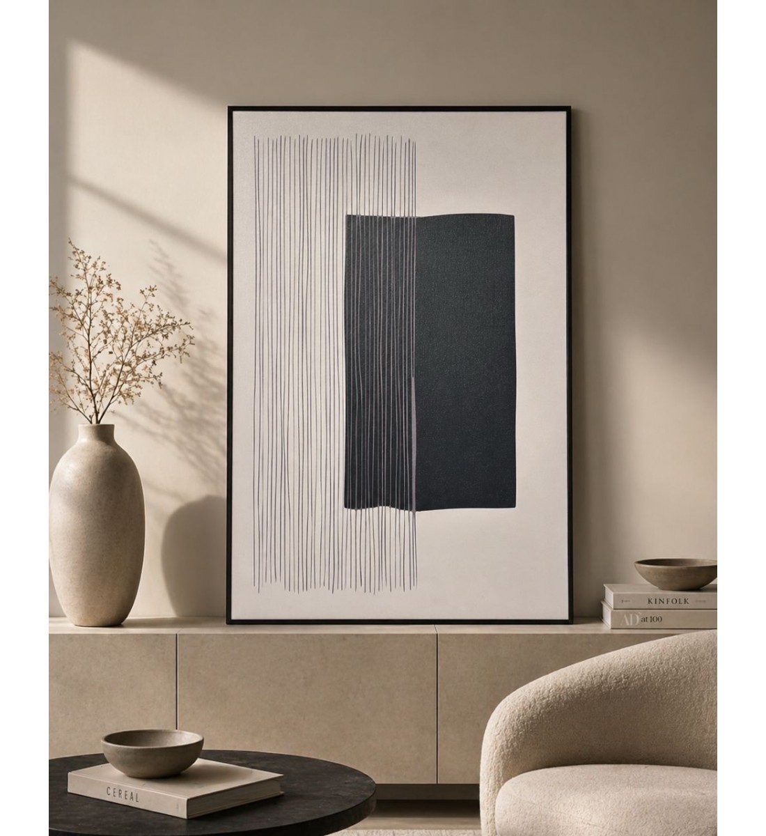 لوحة فنية جدارية منظر 120×80سم 