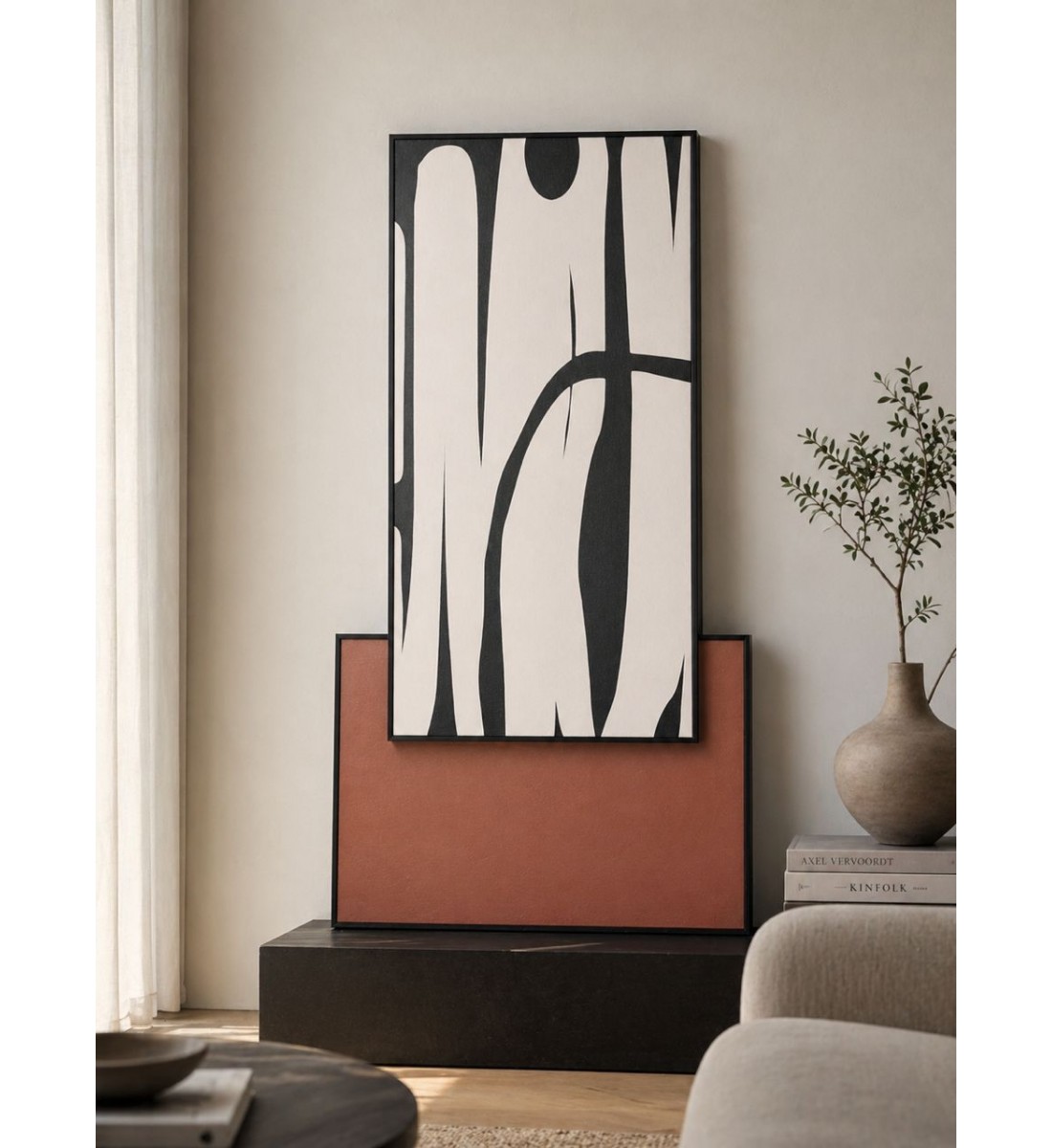 لوحة فنية جدارية منظر 120×60سم //60×80سم 