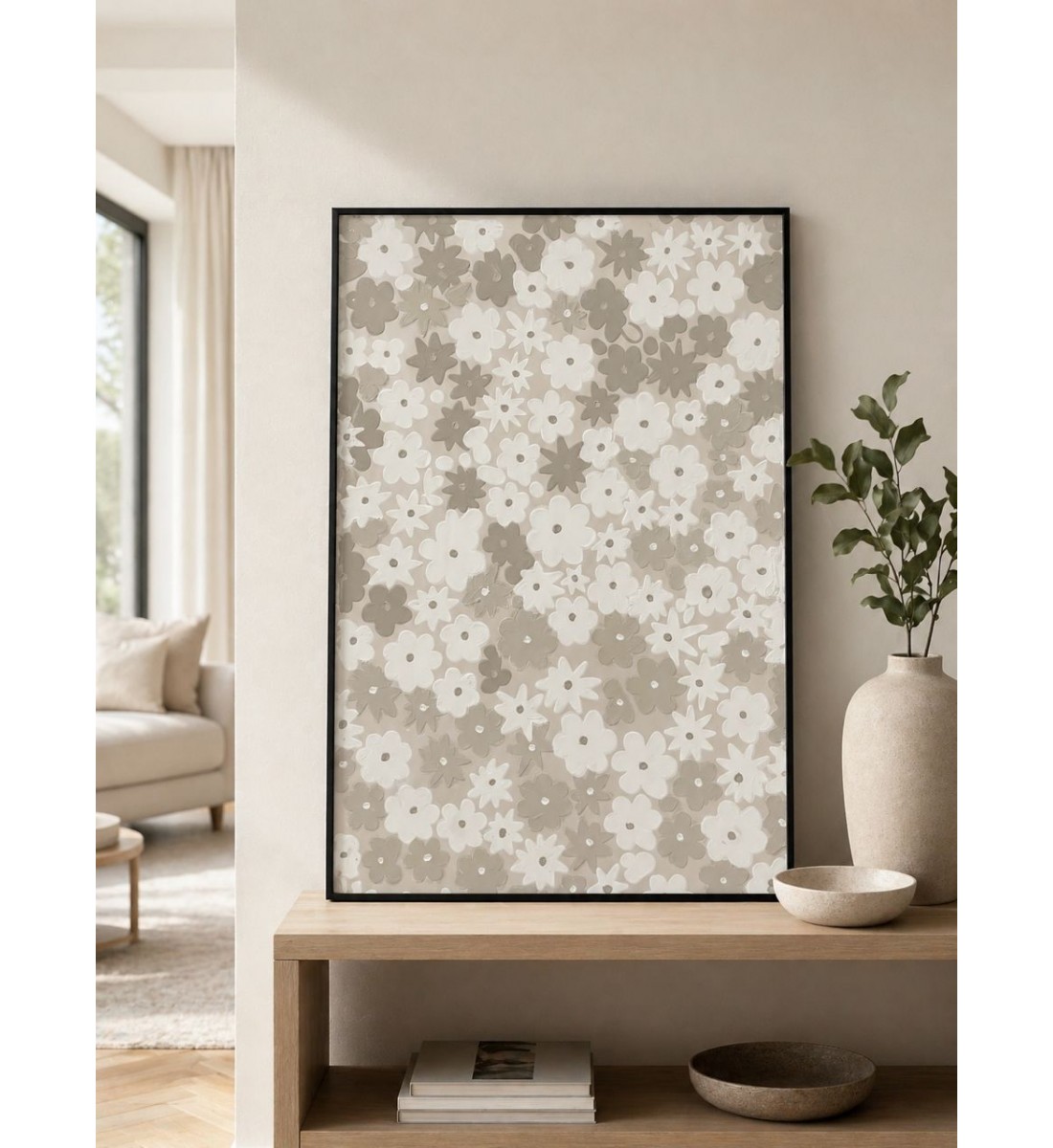 لوحة فنية جدارية منظر 120×80سم 