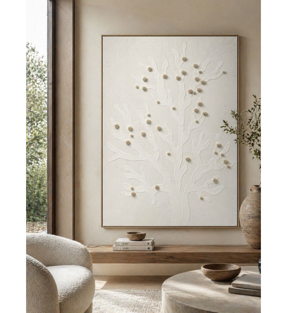 لوحة فنية جدارية منظر 140×70سم 