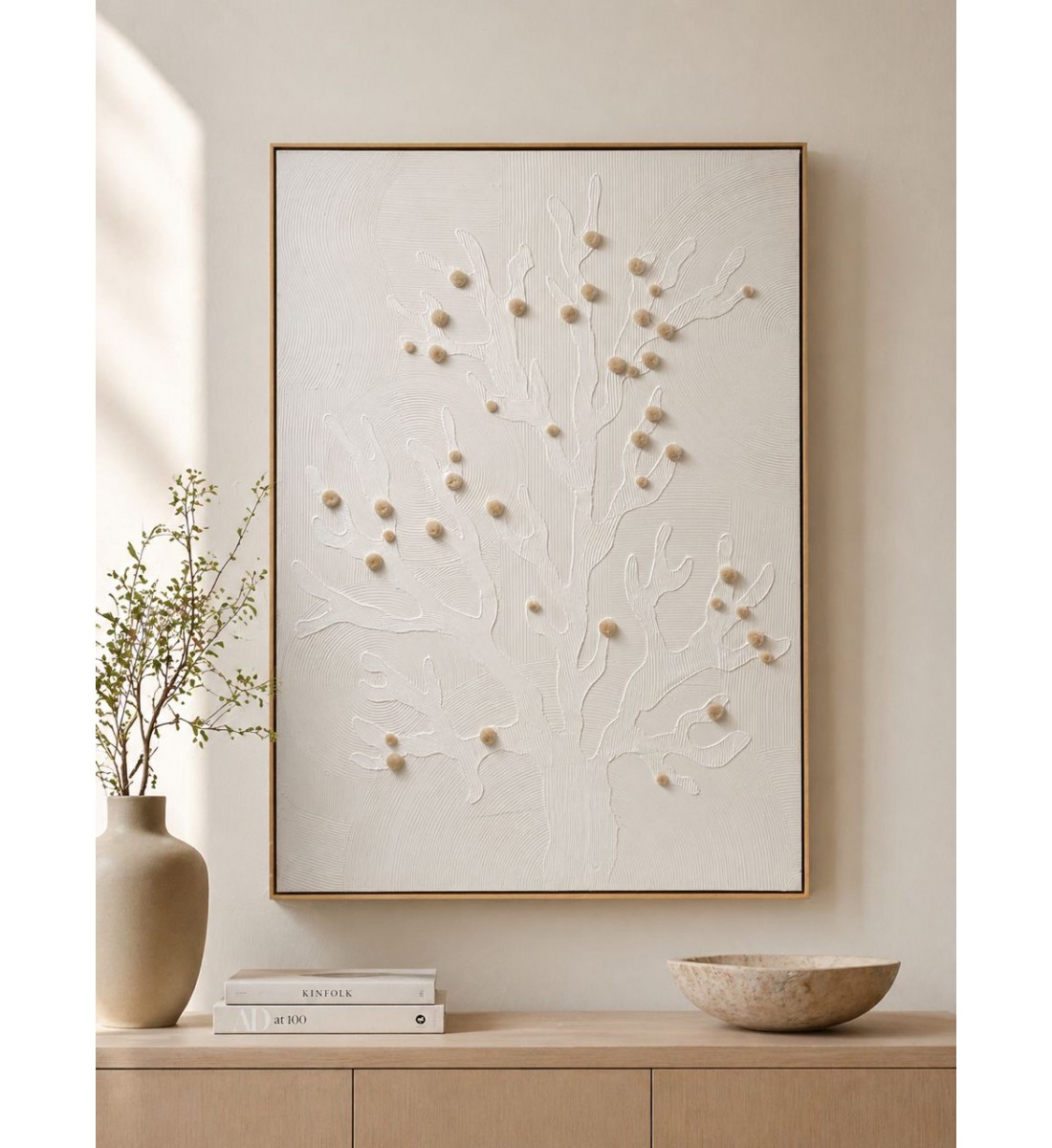 لوحة فنية جدارية منظر 140×70سم 