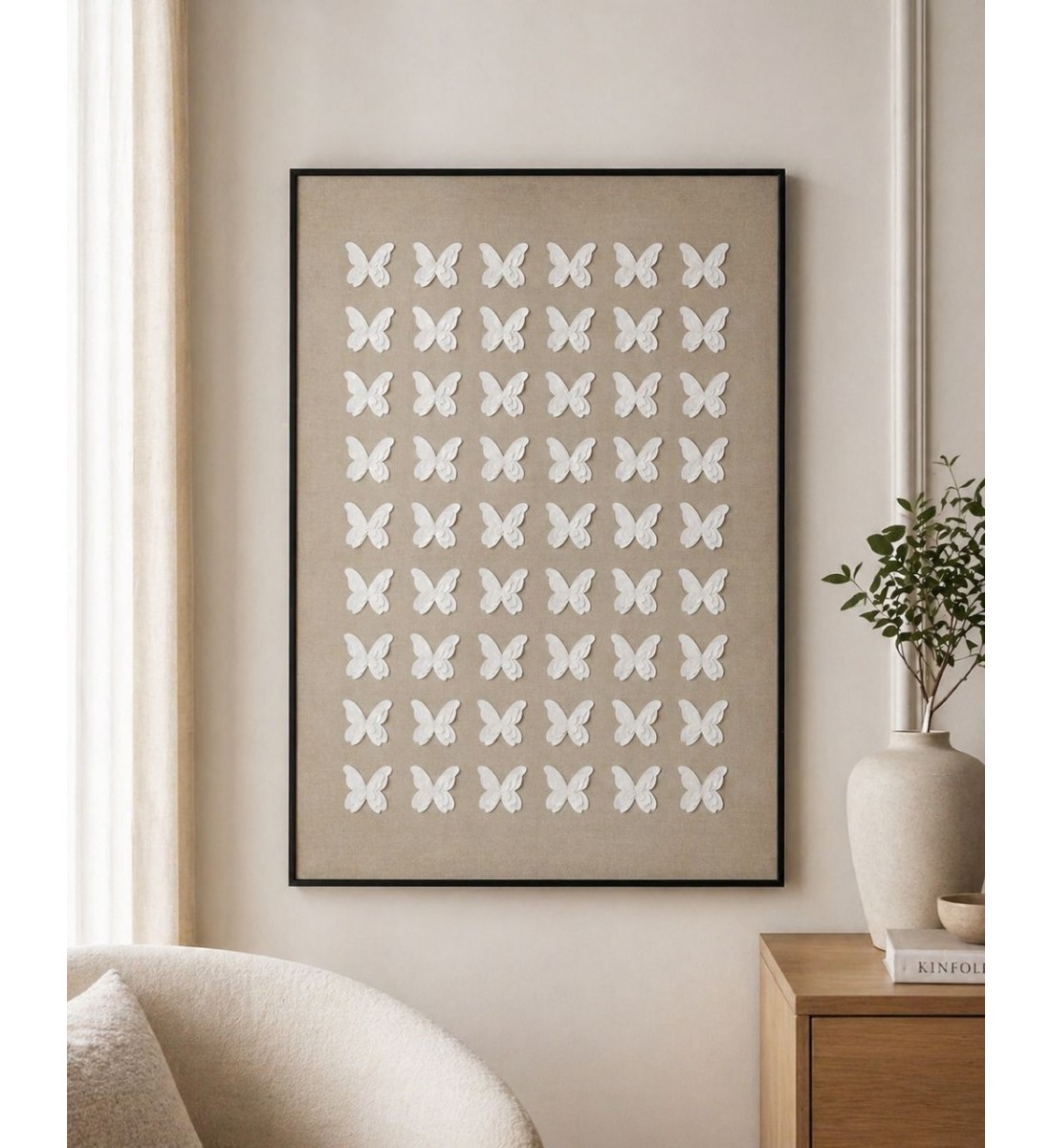 لوحة فنية جدارية منظر 120×80سم 