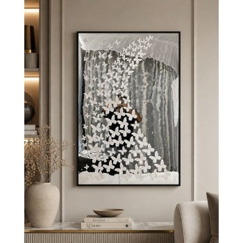 لوحة فنية جدارية منظر شبيه المرياء 120×80سم 