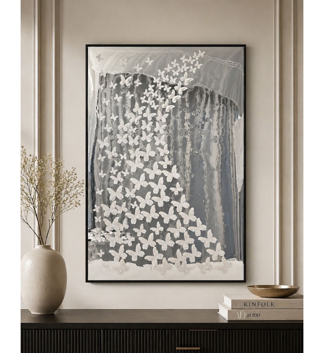 لوحة فنية جدارية منظر شبيه المرياء 120×80سم 