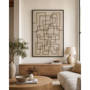 لوحة فنية جدارية منظر 120×80سم 