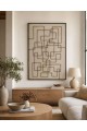 لوحة فنية جدارية منظر 120×80سم 