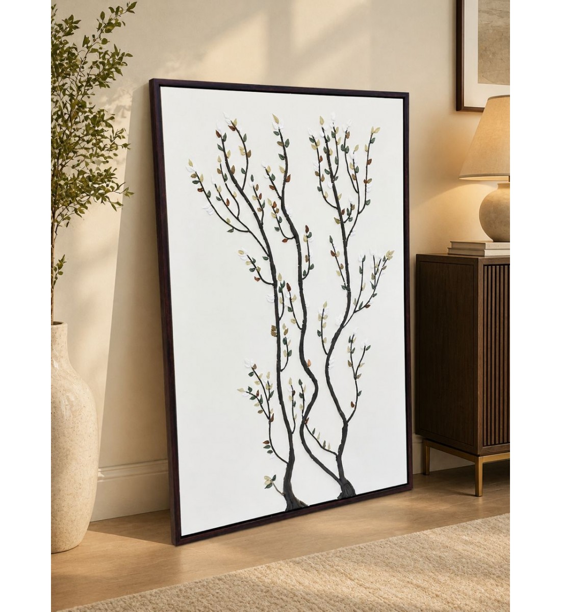لوحات جدارية بسيطه جبسية 100×150سم (منتج تفصيل )