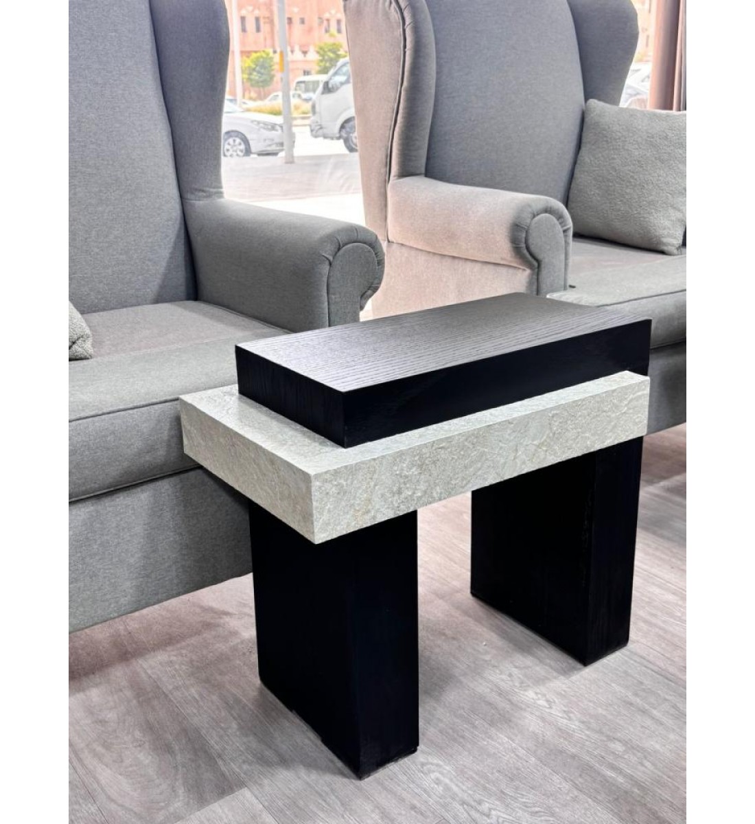 طقم طاولات خدمة أنيق بتصميم عملي وعصري 7قطع تتميز بسطح جميل من بديل الرخام (منتج تفصيل ) طقم طاولات خدمة أنيق بتصميم عملي وعصري 7قطع تتميز بسطح جميل من بديل الرخام (منتج تفصيل )