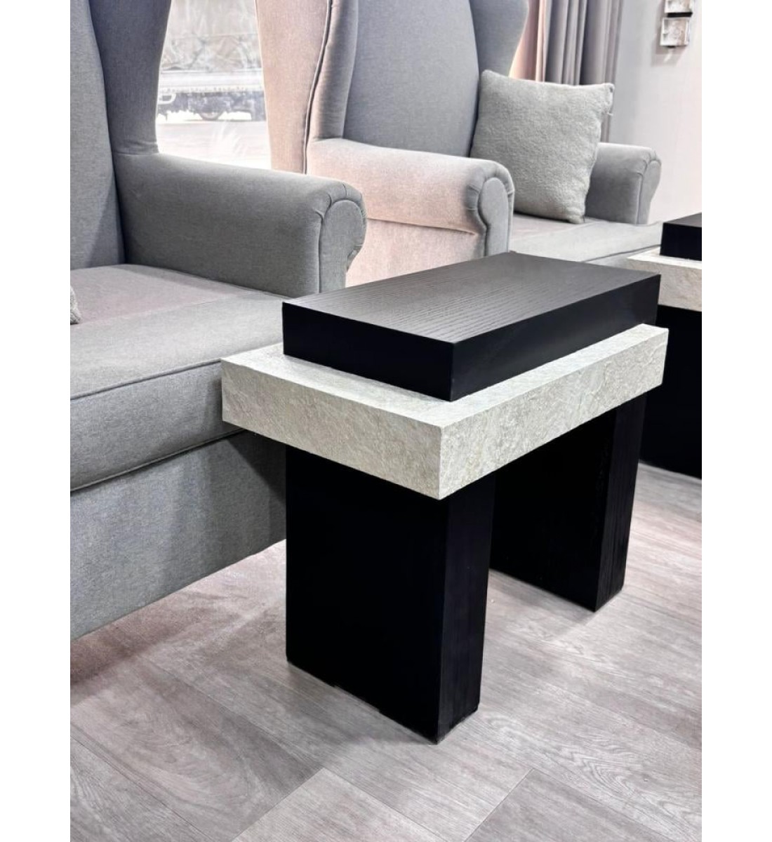 طقم طاولات خدمة أنيق بتصميم عملي وعصري 7قطع تتميز بسطح جميل من بديل الرخام (منتج تفصيل ) طقم طاولات خدمة أنيق بتصميم عملي وعصري 7قطع تتميز بسطح جميل من بديل الرخام (منتج تفصيل )
