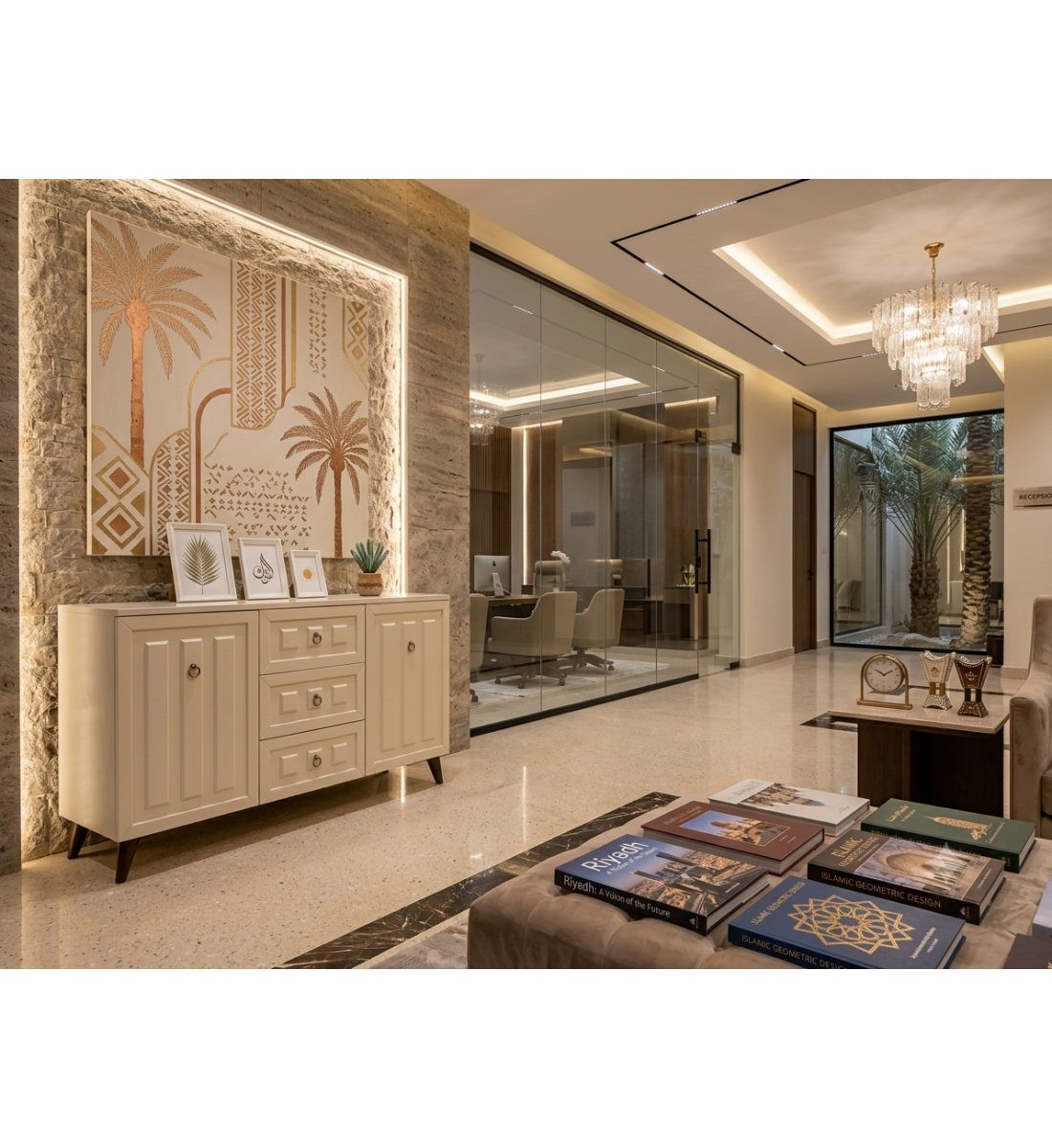 بوفيه او ركن كافي خشبب لون بيج بتصميم عصري فاخر، 150×40×90 سم (منتج تفصيل ) بوفيه او ركن كافي خشبب لون بيج بتصميم عصري فاخر، 150×40×90 سم (منتج تفصيل )