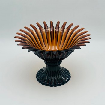 صحن تقديم أنيق بتصميم زجاج يمنح مظهرًا راقيًا وفخمًا 22×22×17سم صحن تقديم أنيق بتصميم زجاج يمنح مظهرًا راقيًا وفخمًا 22×22×17سم