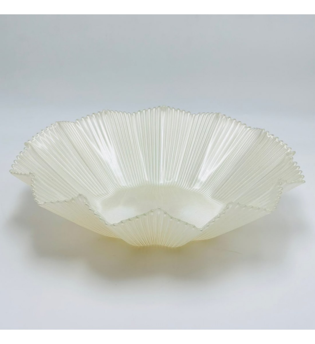 صحن تقديم أنيق بتصميم زجاج يمنح مظهرًا راقيًا وفخمًا 34×34×9سم صحن تقديم أنيق بتصميم زجاج يمنح مظهرًا راقيًا وفخمًا 34×34×9سم