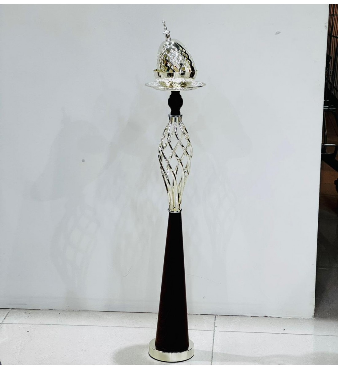 مبخرة أرضية فاخرة بتصميم أنيق82×11×11سم 