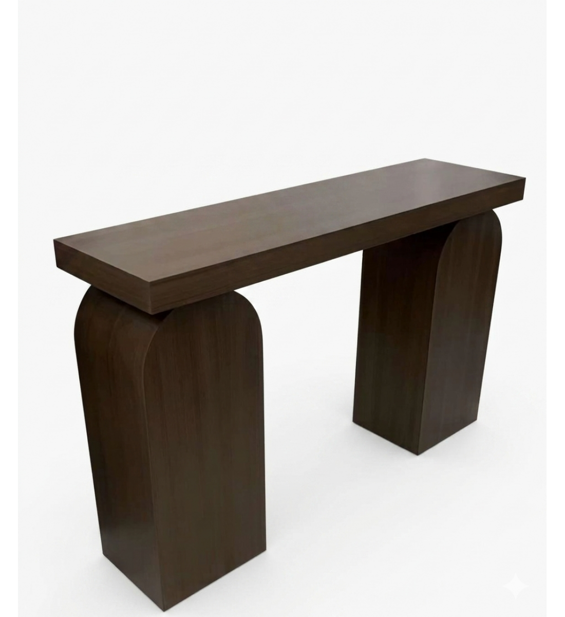 طاولة كونسول خشبية بتصميم مودرن دافئ 140×40×95سم طاولة كونسول خشبية بتصميم مودرن دافئ 140×40×95سم