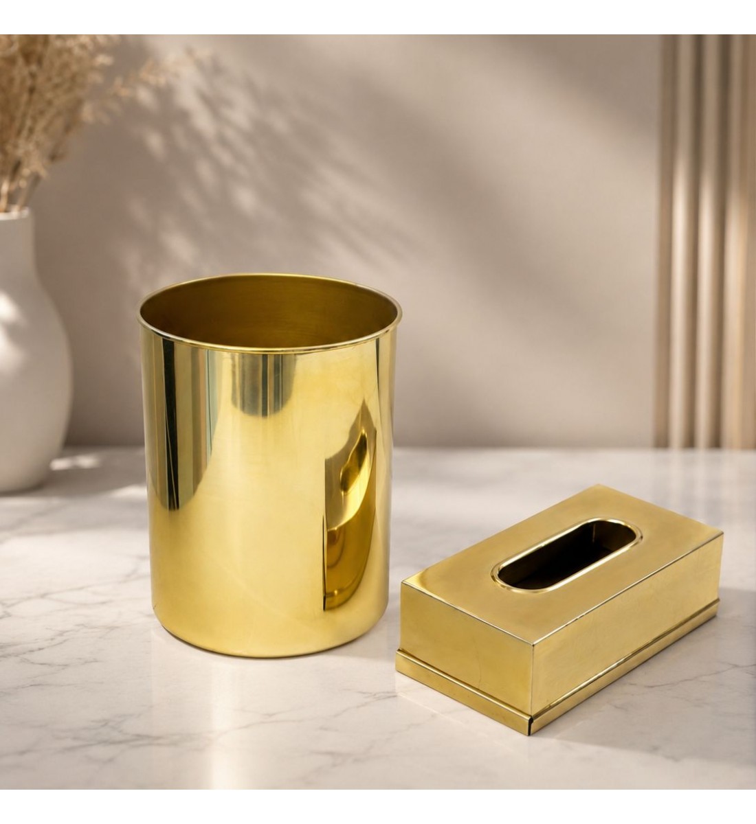 طقم إكسسوارات حمام أنيق بتصميم عصري فاخر،