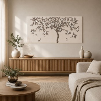 لوحة فنية جدارية ثلاثية الأبعاد بتصميم ورود ناعمة 120×80سم 