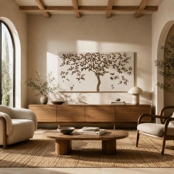 لوحة فنية جدارية ثلاثية الأبعاد بتصميم ورود ناعمة 120×60سم 