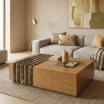 Side table with a modern and luxurious design, 45×45×55 cm