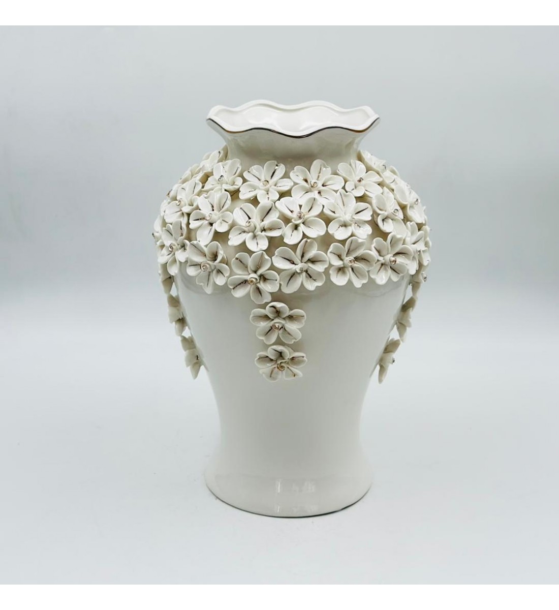 فازه ديكور بتصميم فني أنيق وشكل مميز غير تقليدي32×14×14سم فازه ديكور بتصميم فني أنيق وشكل مميز غير تقليدي32×14×14سم