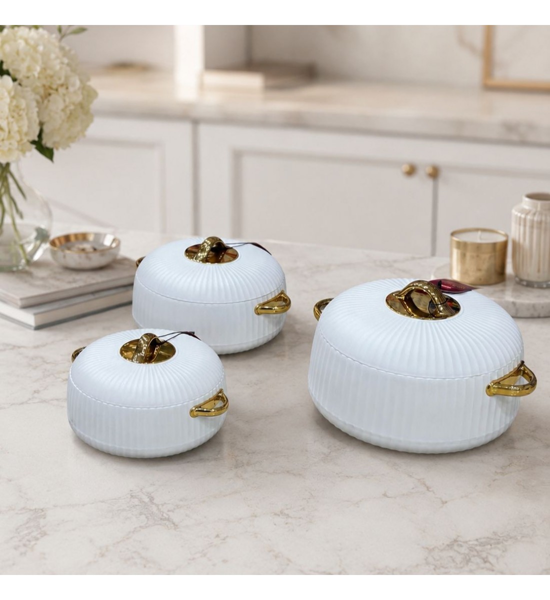 طقم حافظات طعام بتصميم أنيق وعملي 3قطع طقم حافظات طعام بتصميم أنيق وعملي 3قطع