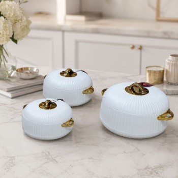 طقم حافظات طعام بتصميم أنيق وعملي 3قطع طقم حافظات طعام بتصميم أنيق وعملي 3قطع