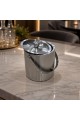 سطل ثلج فاخر بتصميم معدني أنيق1.6لتر سطل ثلج فاخر بتصميم معدني أنيق1.6لتر