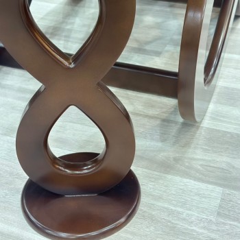 طقم طاولات ضيافة أنيق بتصميم عصري فاخر 5قطع (منتج تفصيل) طقم طاولات ضيافة أنيق بتصميم عصري فاخر 5قطع (منتج تفصيل)