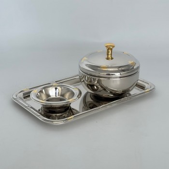 13 cm stainless steel date set 13 cm stainless steel date set