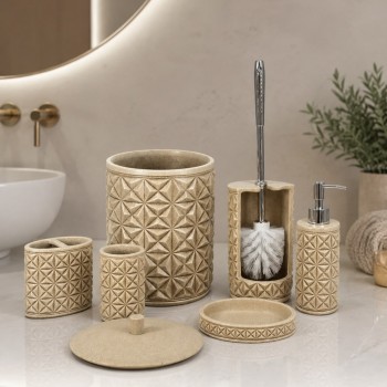 طقم إكسسوارات حمام أنيق بتصميم عصري فاخر، طقم إكسسوارات حمام أنيق بتصميم عصري فاخر،