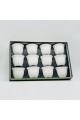 طقم فنجان سيراميك أنيق بتصميم فاخر يناسب تقديم القهوة العربية 12قطعه طقم فنجان سيراميك أنيق بتصميم فاخر يناسب تقديم القهوة العربية 12قطعه
