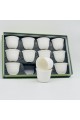 طقم فنجان سيراميك أنيق بتصميم فاخر يناسب تقديم القهوة العربية 12قطعه طقم فنجان سيراميك أنيق بتصميم فاخر يناسب تقديم القهوة العربية 12قطعه