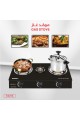 موقد طباخ غاز بثلاث شعلات أسود نيديك ND-54213