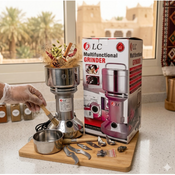 مطحنة متعددة المهام من إل سي فضي 250جرام، DLC-36250