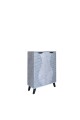 خزانة احذية بابين - رمادي
