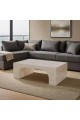 طاولة قهوة أسمنت هندسي مركب بديل الرخام - بيج مقاس 10.8*58*39.5 سم طاولة قهوة أسمنت هندسي مركب بديل الرخام - بيج مقاس 10.8*58*39.5 سم