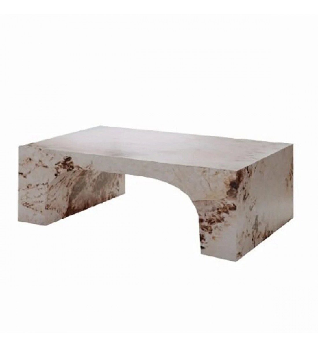 طاولة قهوة أسمنت هندسي مركب بديل الرخام - بيج وبني مقاس 106.8 *58*39.5 سم طاولة قهوة أسمنت هندسي مركب بديل الرخام - بيج وبني مقاس 106.8 *58*39.5 سم