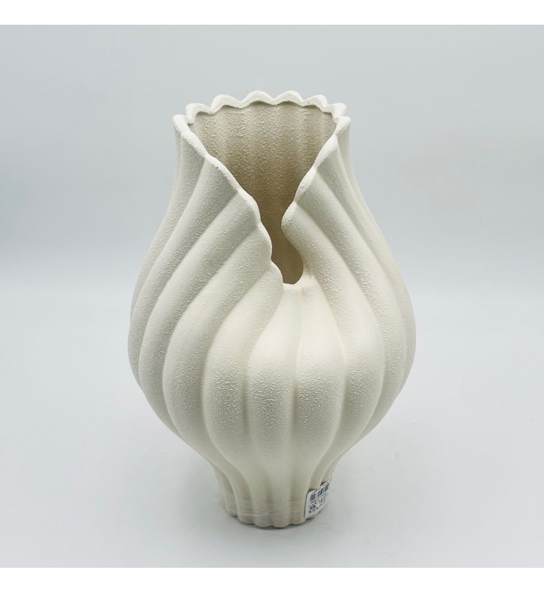 مزهرية ديكور بتصميم يدوي أنيق34×12×12سم 