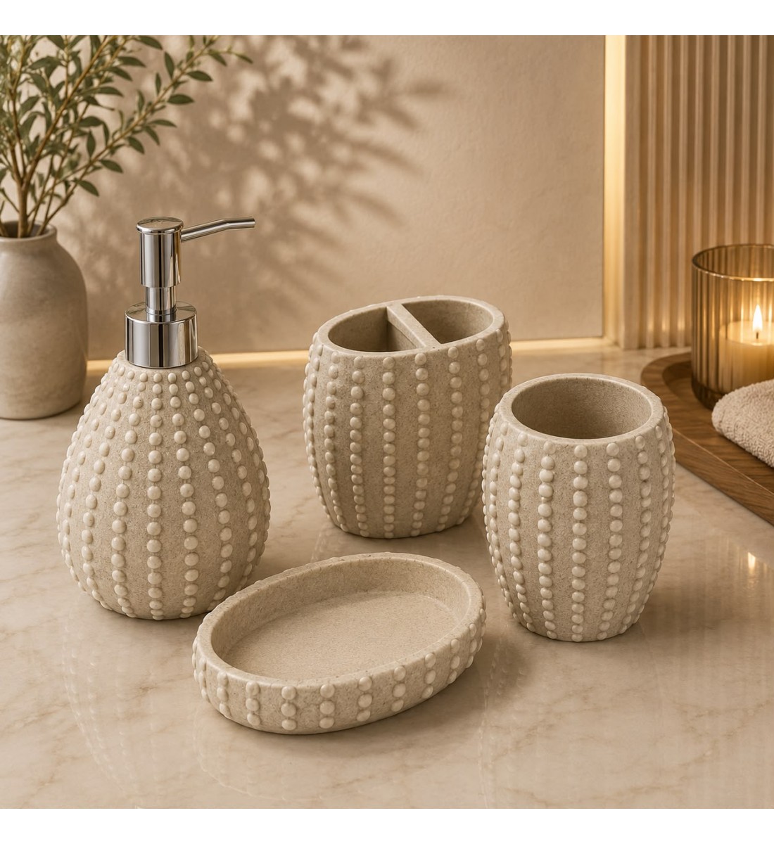 طقم إكسسوارات حمام أنيق بتصميم عصري فاخر، طقم إكسسوارات حمام أنيق بتصميم عصري فاخر،