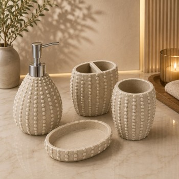 طقم إكسسوارات حمام أنيق بتصميم عصري فاخر، طقم إكسسوارات حمام أنيق بتصميم عصري فاخر،