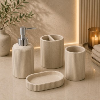 طقم إكسسوارات حمام أنيق بتصميم عصري فاخر، طقم إكسسوارات حمام أنيق بتصميم عصري فاخر،