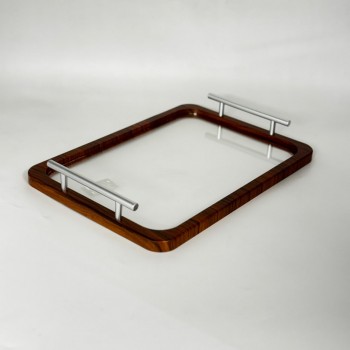 طوفرية تقديم بمقابض معدنية 2×35×25سم