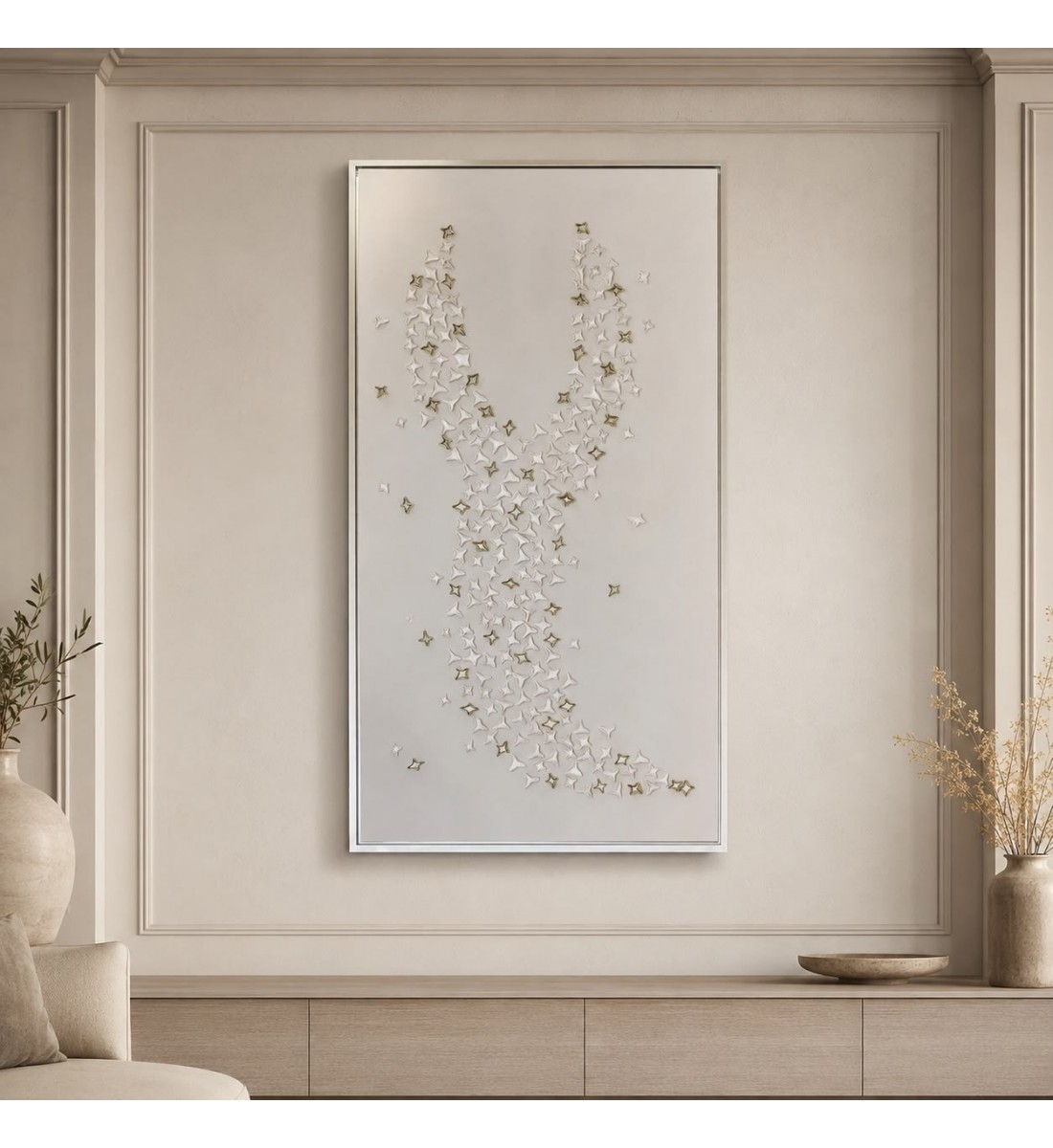لوحة جدارية فنية مستطيلة بتصميم زخرفي بارز 200×100سم (منتج تفصيل) لوحة جدارية فنية مستطيلة بتصميم زخرفي بارز 200×100سم (منتج تفصيل)