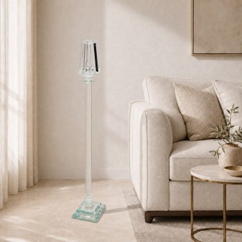 مبخرة أرضية كريستالية بتصميم طويل وأنيق70×6×6سم مبخرة أرضية كريستالية بتصميم طويل وأنيق70×6×6سم