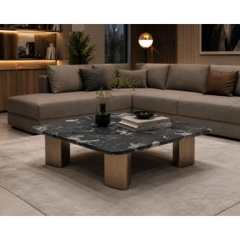 طاولة وسط مودرن رخام طبيعي, موديل R01