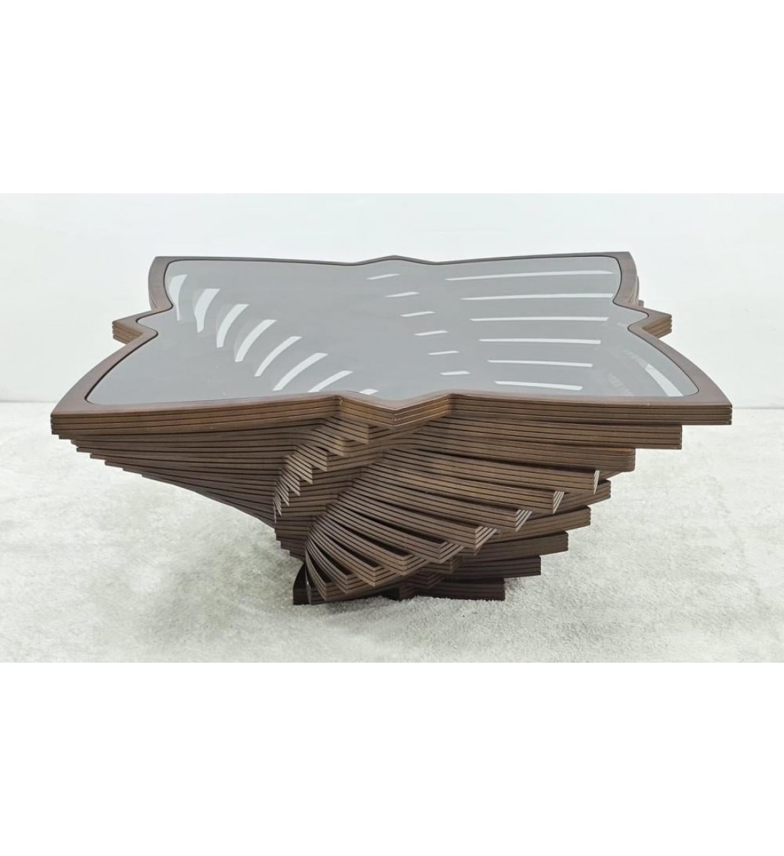 طاولة وسط مودرن, مقاس 91*91*44 سم 