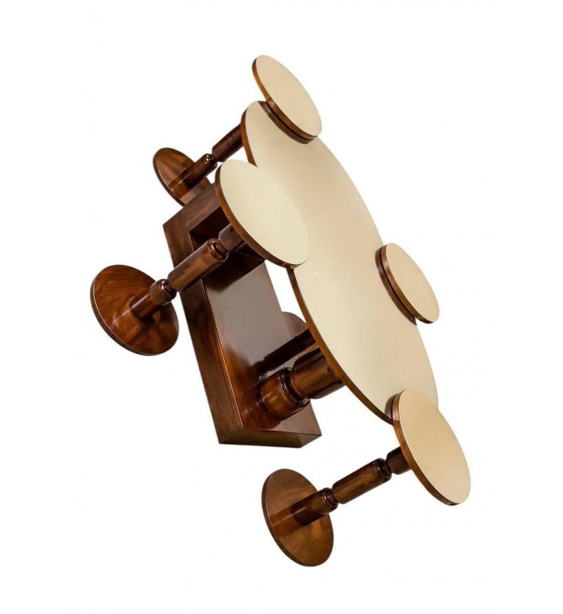 طقم طاولات ضيافة خشبي فاخر بتصميم كلاسيكي أنيق 5 قطع (منتج تفصيل) طقم طاولات ضيافة خشبي فاخر بتصميم كلاسيكي أنيق 5 قطع (منتج تفصيل)