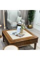 طقم طاولات ضيافة سطح بديل رخام وخشب قاعدة خشبي فاخر بتصميم كلاسيكي أنيق 5 قطع (منتج تفصيل) طقم طاولات ضيافة سطح بديل رخام وخشب قاعدة خشبي فاخر بتصميم كلاسيكي أنيق 5 قطع (منتج تفصيل)