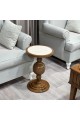 طقم طاولات ضيافة سطح بديل رخام وخشب قاعدة خشبي فاخر بتصميم كلاسيكي أنيق 5 قطع (منتج تفصيل) طقم طاولات ضيافة سطح بديل رخام وخشب قاعدة خشبي فاخر بتصميم كلاسيكي أنيق 5 قطع (منتج تفصيل)