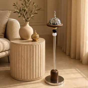 مبخرة أرضية فاخرة بتصميم كلاسيكي94×20×20سم