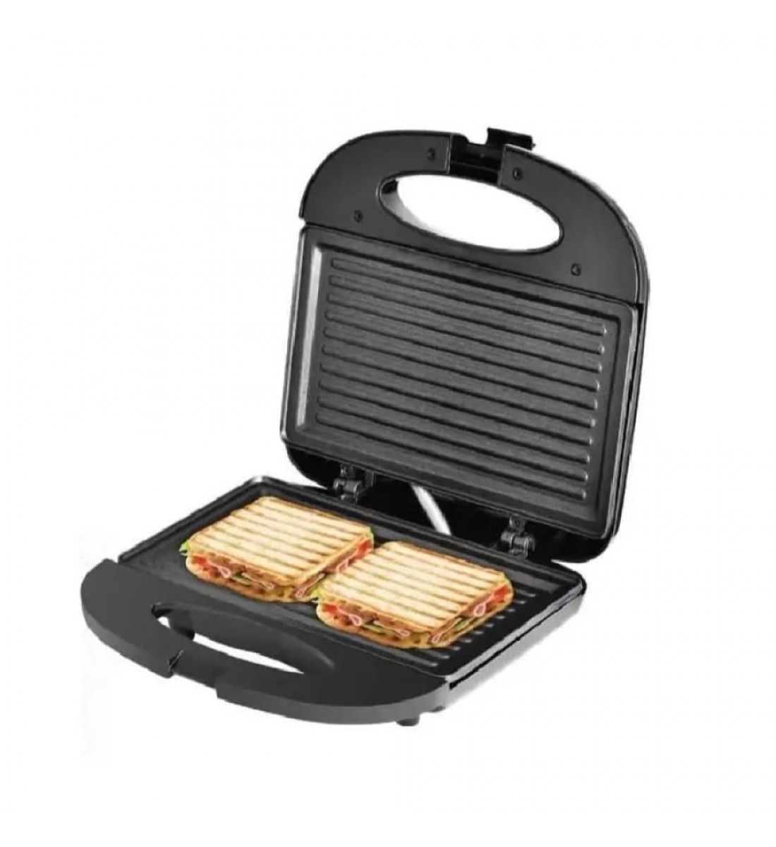 سخان توست و ساندويش 750 واط أسود SANDWICH MAKER DLC-38259